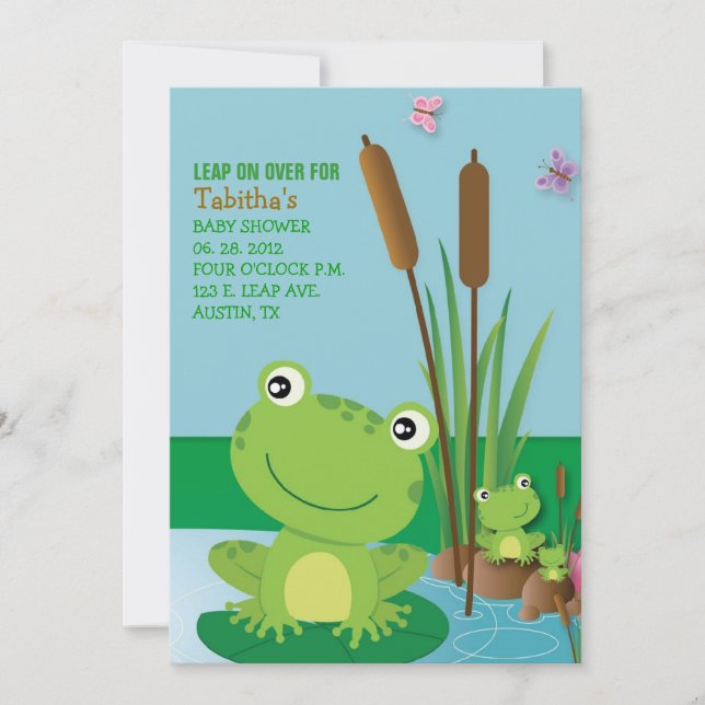 Invitación a RIBBIT RIBBIT (Anverso)