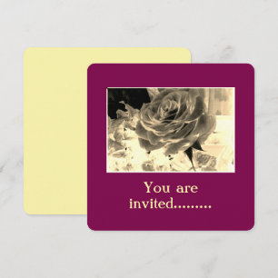 Invitación a Rosa Sepia