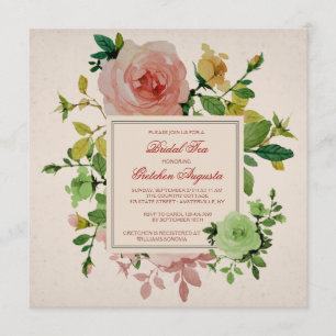 Invitación a Rosas de jardín