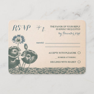 Invitación a RSVP de Lirio de Agua y Flécula de Dr