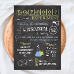 Invitación a sala de escape de Science Lab<br><div class="desc">Entrar en el mundo de la aventura científica con nuestra fascinante Invitación a Escape de la Ciencia. Ya sea que seas joven químico o un físico incipiente, esta invitación a una sala de escape de laboratorio promete una experiencia electrizante. Descubrir los misterios, descifrar los códigos, y unirse a nosotros para...</div>
