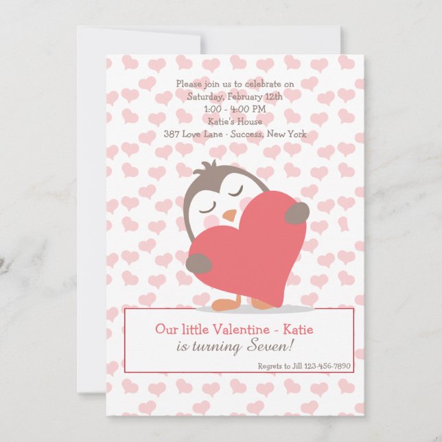 Invitación a San Valentín (Anverso)