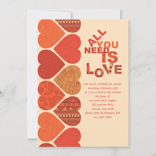 Invitación a San Valentín (Anverso)