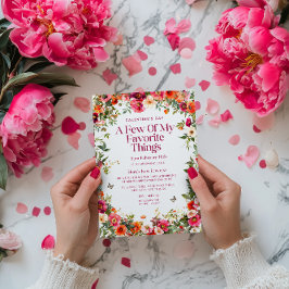 Invitación a San Valentín de Floral Galentine