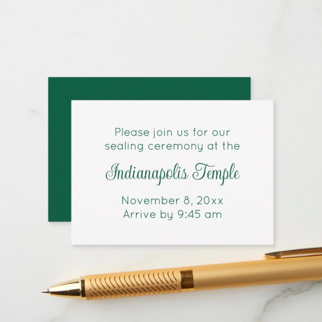 Invitación a sellar templos de escritura verde min (Anverso/Reverso In Situ)