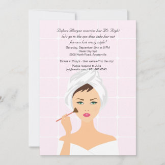 Invitación a Sesión de Maquillaje y Spa