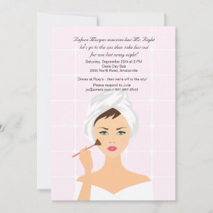 Invitación a Sesión de Maquillaje y Spa
