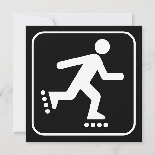 Invitación a símbolo de la hoja de papel (Anverso)