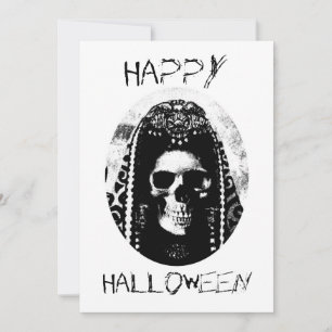 Invitación a Skull Halloween