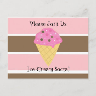 Invitación a Social de Helado