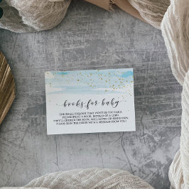 Invitación a solicitud de libro azul de color de a