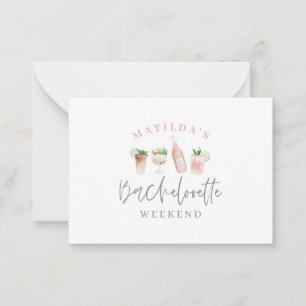 invitación a soltera para bebidas acuáticas de pre