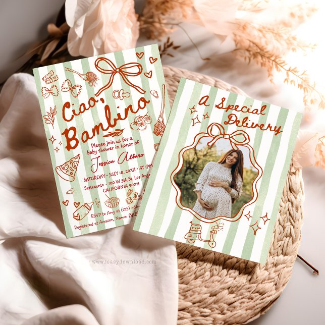 Invitación A special Delivery Photo Invitation (Subido por el creador)