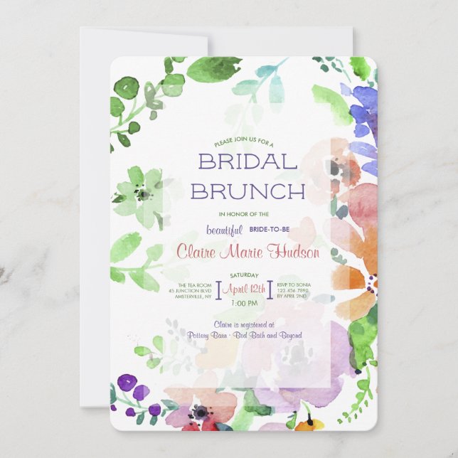 Invitación a Spring Fling (Anverso)