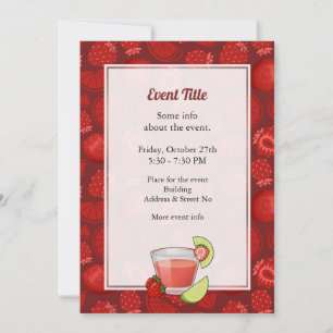 Invitación a Strawberry Daiquiri