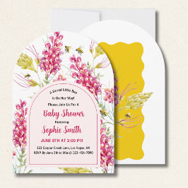 Invitación A Sweet Little Bee Is On Her Way Arch