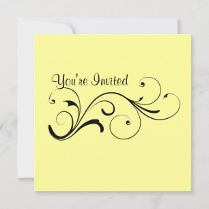 Invitación a Swirl casual