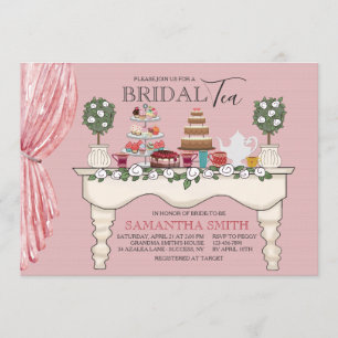 Invitación a tabla de postres