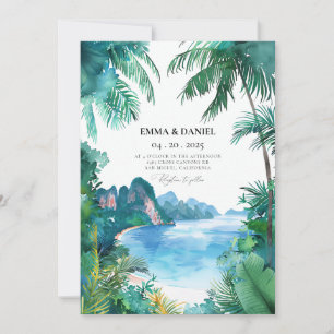Invitación a Tailandia de Phuket Boda