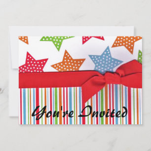 Invitación a tarjeta de estrella