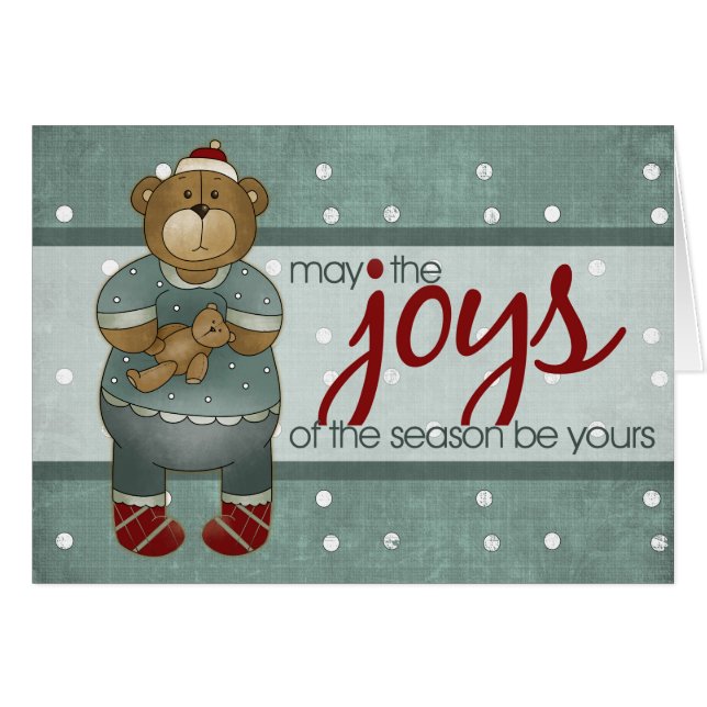 Invitación a tarjeta de felicitación para Navidade (Anverso (Horizontal))