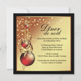 Invitación a tarjeta de Navidades con clase