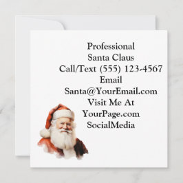 Invitación a tarjeta de visita tradicional de Sant