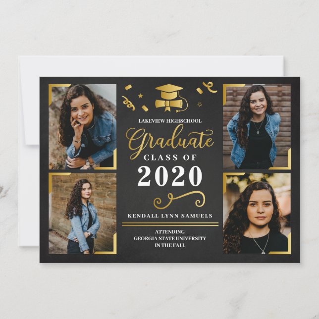 Invitación a tarjeta fotográfica de Invitación de  (Anverso)