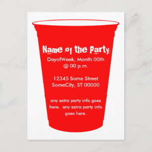 invitación a taza fiesta