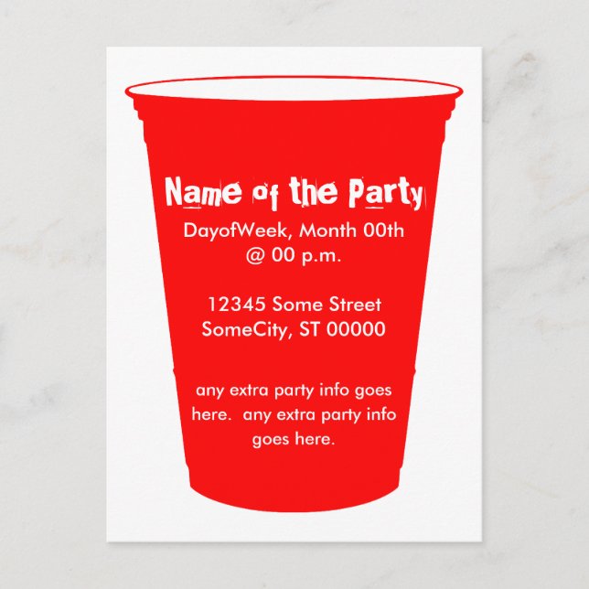 invitación a taza fiesta (Anverso)