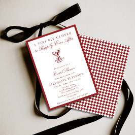 Invitación A Tini Bit Closer Old Money Martini Bridal Shower