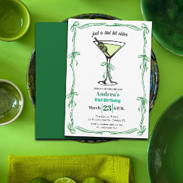 Invitación A Tini Bit Older 21st Birthday Party