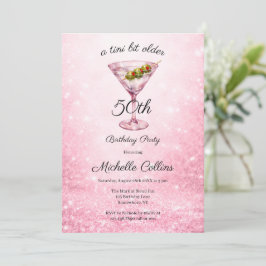 Invitación A Tini Bit Older Women’s 50th Birthday Party