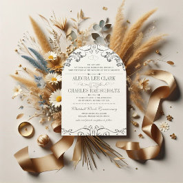 Invitación a tipografía vintage de Chalkboard Roar