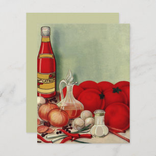 Invitación a tomar tomate para alimentos italianos