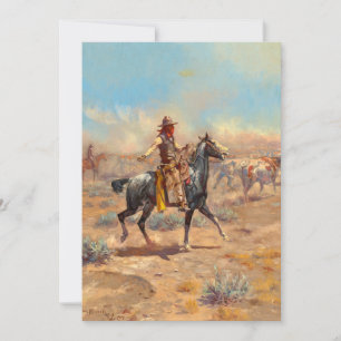 Invitación A través del álcali por Charles Marion Russell