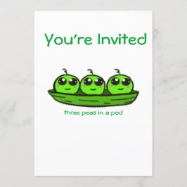 Invitación a Triplet Baby Shower