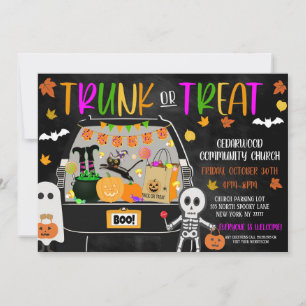 Invitación a Trunk or Treat