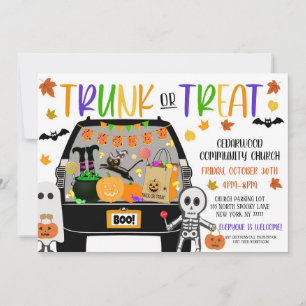 Invitación a Trunk or Treat