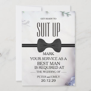 Invitación a tu Servicio como Padrino de Boda