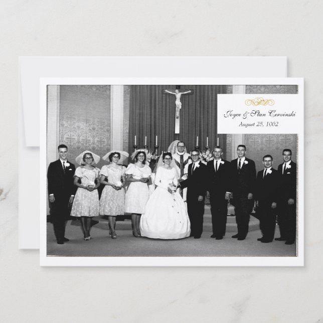 Invitación a un aniversario de época (Anverso)