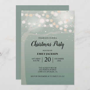 Invitación a un árbol bokeh