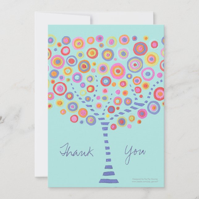 Invitación a un árbol circular de Boda de la cena  (Anverso)