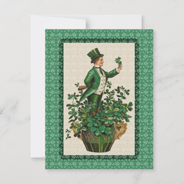 Invitación a un banquete irlandés, el día de St (Anverso)