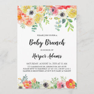 Invitación a un brunch con leche dulce