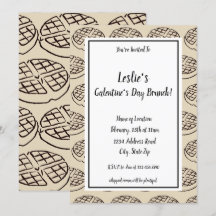 Invitación a un brunch de brunch por el día del pe