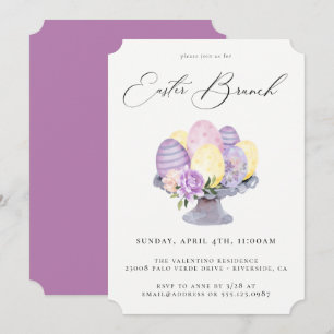 Invitación a un brunch de Pascua
