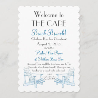 Invitación a un brunch-playa
