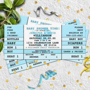 Invitación a un concierto de Baby Boy Baby Shower