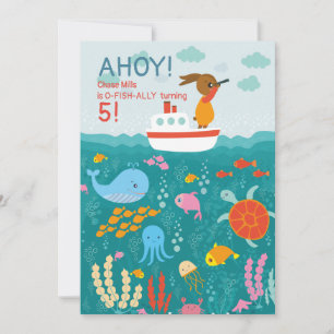 Invitación a un conejo de travesía por mar